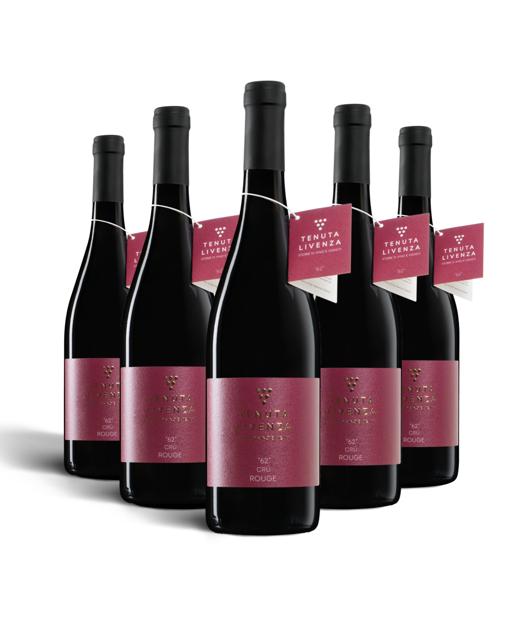 "62" CRU' ROUGE ROSSO IGT VENETO - 6 BOTTIGLIE bergamovini