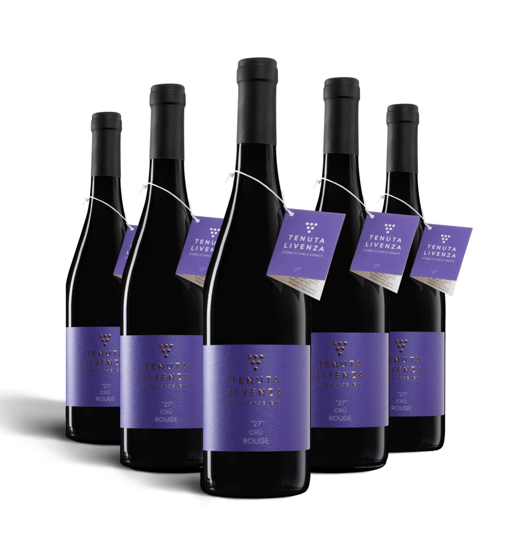 "27" CRU' ROUGE ROSSO IGT VENETO - 6 BOTTIGLIE bergamovini
