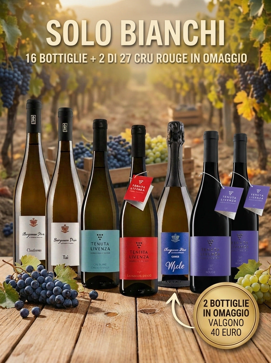 "SOLO BIANCHI" DA 16 BOTTIGLIE bergamovini