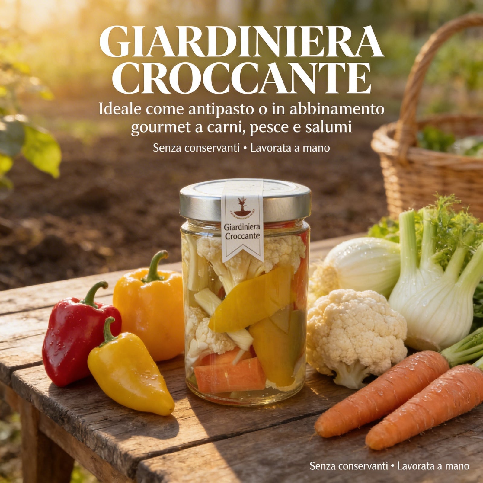 VASETTO GOURMET GIARDINIERA - 580g Tenuta LIVENZA