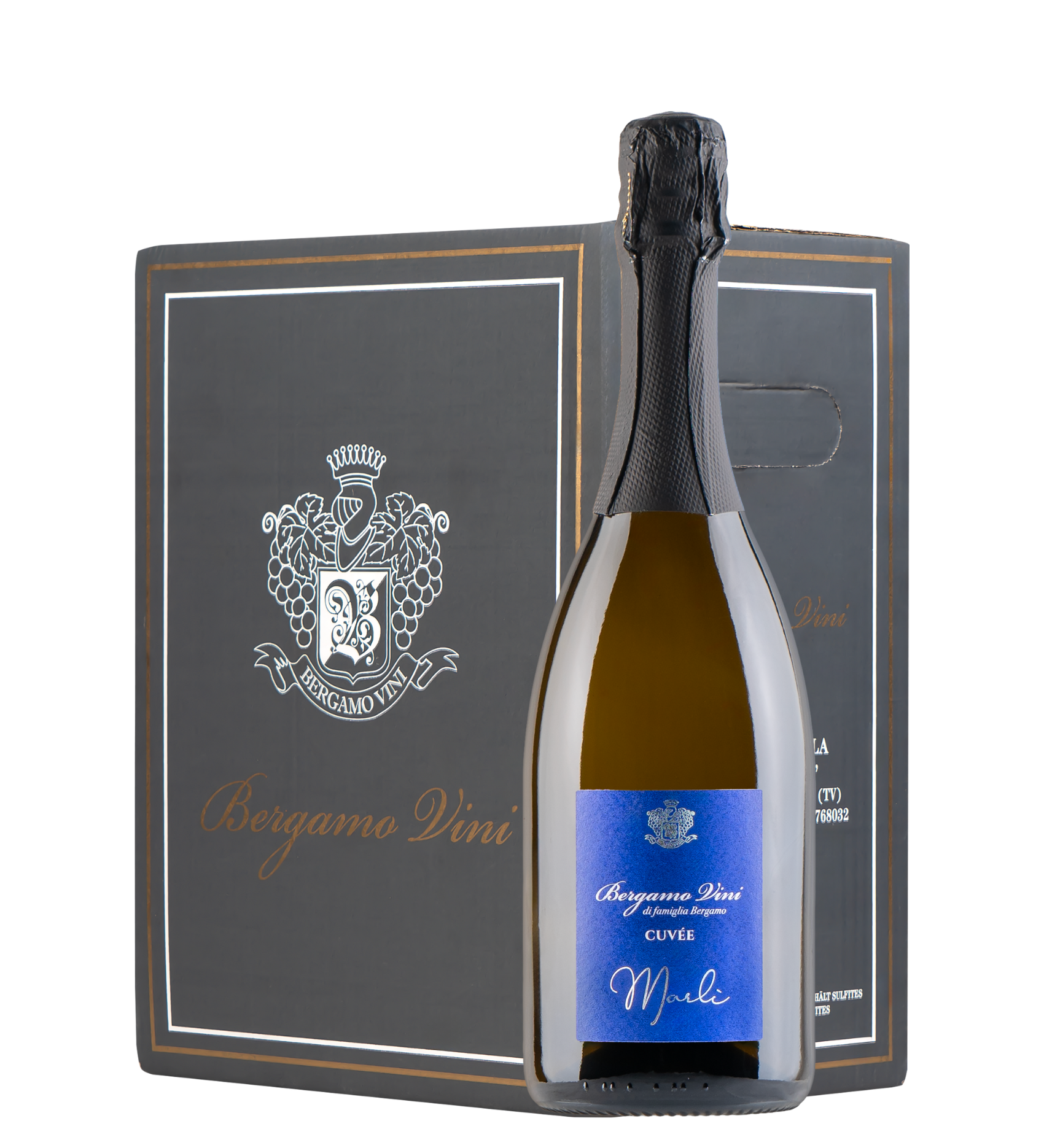 Spumante Cuveè Marlì Extra Dry Millesimato - 6 BOTTIGLIE bergamovini