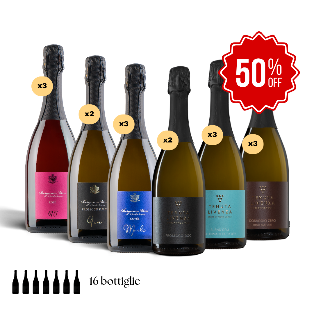 Degustazione Tutte le Bolle – Selezione da 18 Bottiglie bergamovini